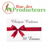 Bon cadeau de 50€