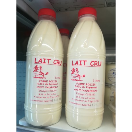 Lait cru de vache  (1L)